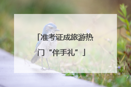 准考证成旅游热门“伴手礼”
